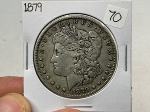 lot 70 image: 1879 Morgan Silver Dollar