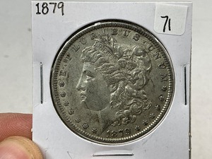 lot 71 image: 1879 Morgan Silver Dollar