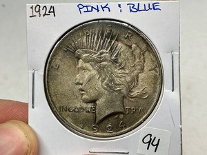 lot 94 image: 1924 Peace Silver Dollar