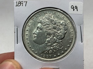 lot 99 image: 1897 Morgan Silver Dollar