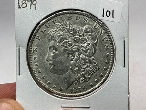 lot 101 image: 1879 Morgan Silver Dollar