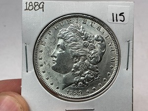 lot 115 image: 1889 Morgan Silver Dollar