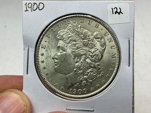lot 122 image: 1900 Morgan Silver Dollar