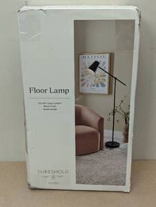 lot 40 image: Cantilever Floor Lamp - Threshold - Black