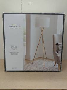 Modern Tripod Floor Lamp Natural - Threshold™