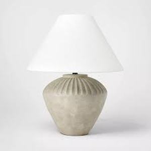 lot 23 image: Ceramic Table Lamp Tan - Threshold designed with Studio McGee - 16