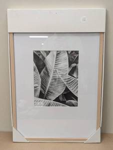 lot 15 image: 20 x 30 Poster Frame Light Wood - Threshold - Matted 11 x 14