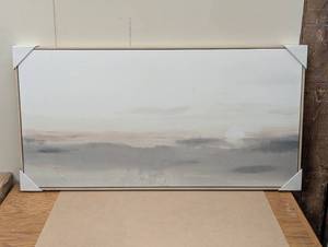 lot 52 image: 47 x 24 Haze Framed Wall Canvas