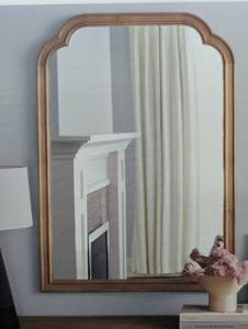 lot 66 image: 30 x 42 French Country Wall Mirror - Pine Finish