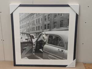 lot 183 image: 24 x 24 Well Hello There Framed Wall Poster - Modern Lithograph Art