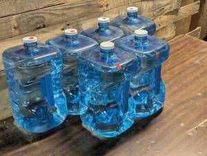 lot 11 image: 6 Pack - American Maid - Stackable & Refillable Water Gallon (3gal) (Full)