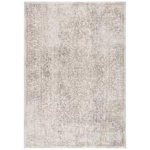 lot 19 image: SAFAVIEH Evoke IvoryTaupe 5 ft. x 8 ft. Distressed Border Medallion Area Rug