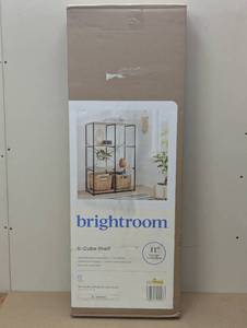 lot 40 image: 11 6 Cube Storage Shelves - Brightroom Modular Decorative Storage Furniture, Anti-Tip, Open Shelves