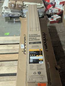 lot 37 image: Cadet 72 in. 240208-volt 1,5001,125-watt Electric Baseboard Heater in White