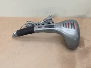lot 73 image: Homedics PA-1H Gray Professional Percussion Massager w Heat 2-Head