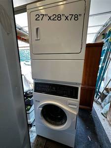 Speed Queen Stack Washer and Dryer Set