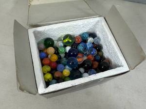 lot 35 image: Approx 2.5 lbs of Marbles