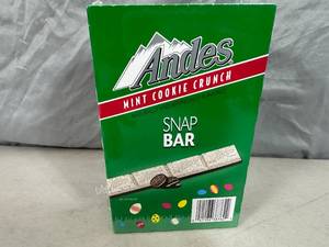 lot 50 image: New Case of 24 Andes Mint Cookie Crunch Snap Bars