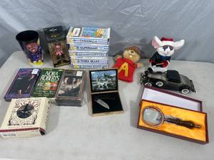 lot 56 image: Browning Knife, Collectibles, Magnifying Glass, and More