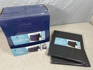 lot 75 image: 11 New Fabric Storage Cubes