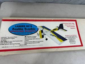 lot 94 image: New Lanier RCs Double Trouble Model Airplane Kit