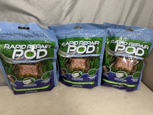 lot 317 image: 45 New Rapid Repair Pods for Lawn Repair