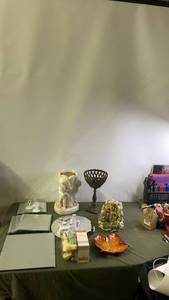 lot 23 image: Collection of Decorative Items Including Vases and Figurines