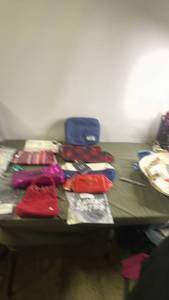 lot 145 image: Assorted Collection of Bags, Pouches, and Apparel