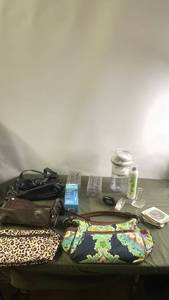 lot 149 image: Assorted Purses and Household Items Collection