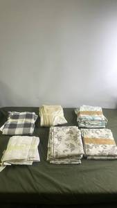 lot 166 image: Collection of Window Curtain Panels and Valances