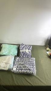 lot 182 image: Lot of 4 Pottery Barn Kids Slipcovers in Blue and Green