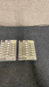 lot 199 image: 2 - Set of 12 Satin Nickel Cabinet Door Pulls with Screws