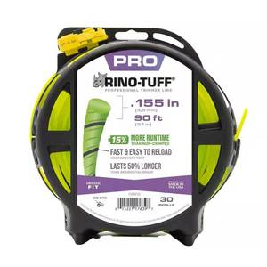 lot 32-I2025 image: Rino-Tuff Universal Fit 0.155 in. x 90 ft. Pro Twisted Line for Gas and Select Cordless String Grass TrimmerLawn Edger