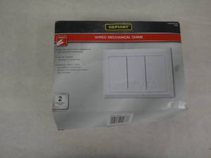 lot 104-I2025 image: Defiant Wired Doorbell Chime, White