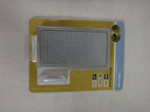 lot 105-I2025 image: Defiant Wireless Battery Operated Doorbell Kit with Wireless Push Button, Nickel with Gray Fabric