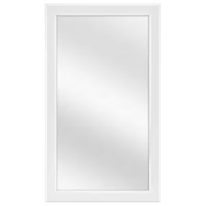 lot 100-I2025 image: Glacier Bay 15.25 in. W x 26 in. H Rectangular Framed Surface-Mount Bathroom Medicine Cabinet with Mirror in White