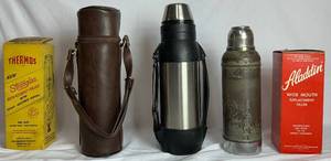 lot 95 image: Vintage Thermos Bundle