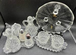 lot 48 image: Fostoria Collection - Uranium Glass