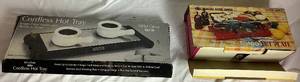 lot 112 image: Vintage Hot Plates and Trays - Tonio Hot Plate and Waring Cordless Hot Tray