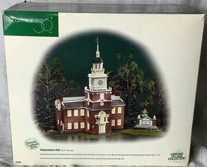 lot 258 image: Department 56 Heritage Village Historical Landmark Series Independence Hall