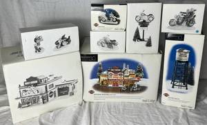 lot 236 image: Harley Davidson Department 56 Snow Village Collection