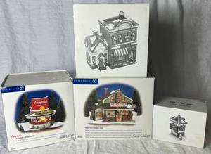 lot 239 image: Snow Village Department 56 Tourist Bundle