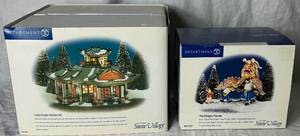 lot 244 image: Snow Village Department 56 Lucky Dragon Restaurant and The Dragon Parade
