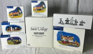 lot 245 image: Snow Village Department 56 Halloween Bundle