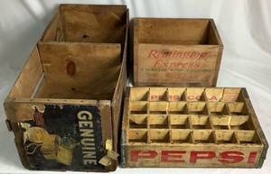 lot 276 image: Three Wooden Crates