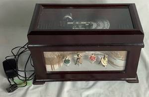 lot 300 image: Mr. Christmas Animated Holiday Symphonium Music Box with 10 Records