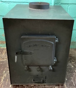 lot 269 image: Energy Mate Wood Stove Made in Altoona WI  24 W x 29 D x 30 H