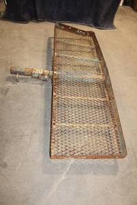 lot 16 image: Used Hardworker Trailer Ramp with Heavy-Duty Mesh