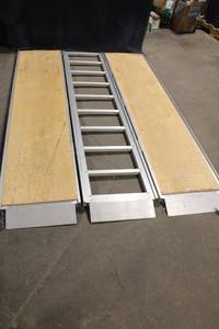 lot 19 image: Aluminum Loading Ramps with Wooden Surfaces