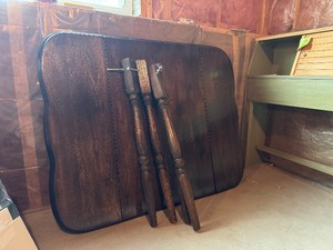 lot 17 image: Medium Size Wooden Table